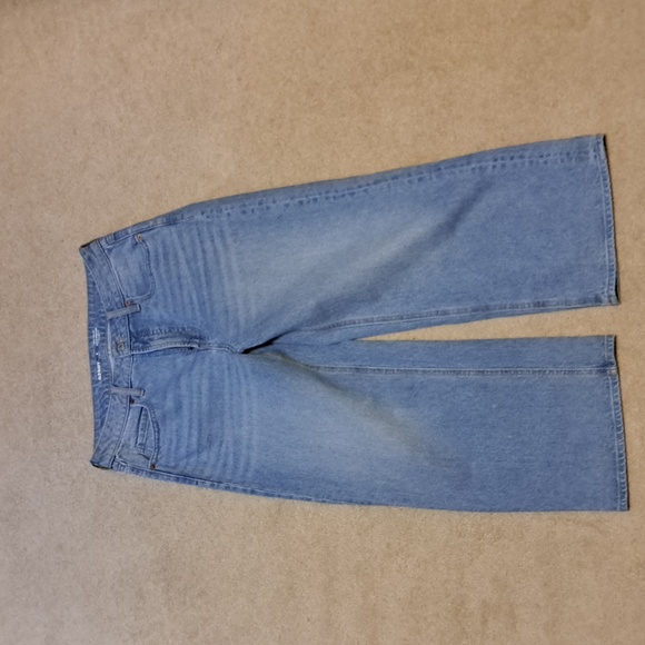 Old Navy Wide Leg Crop jeans 6P - Picture 1 of 3